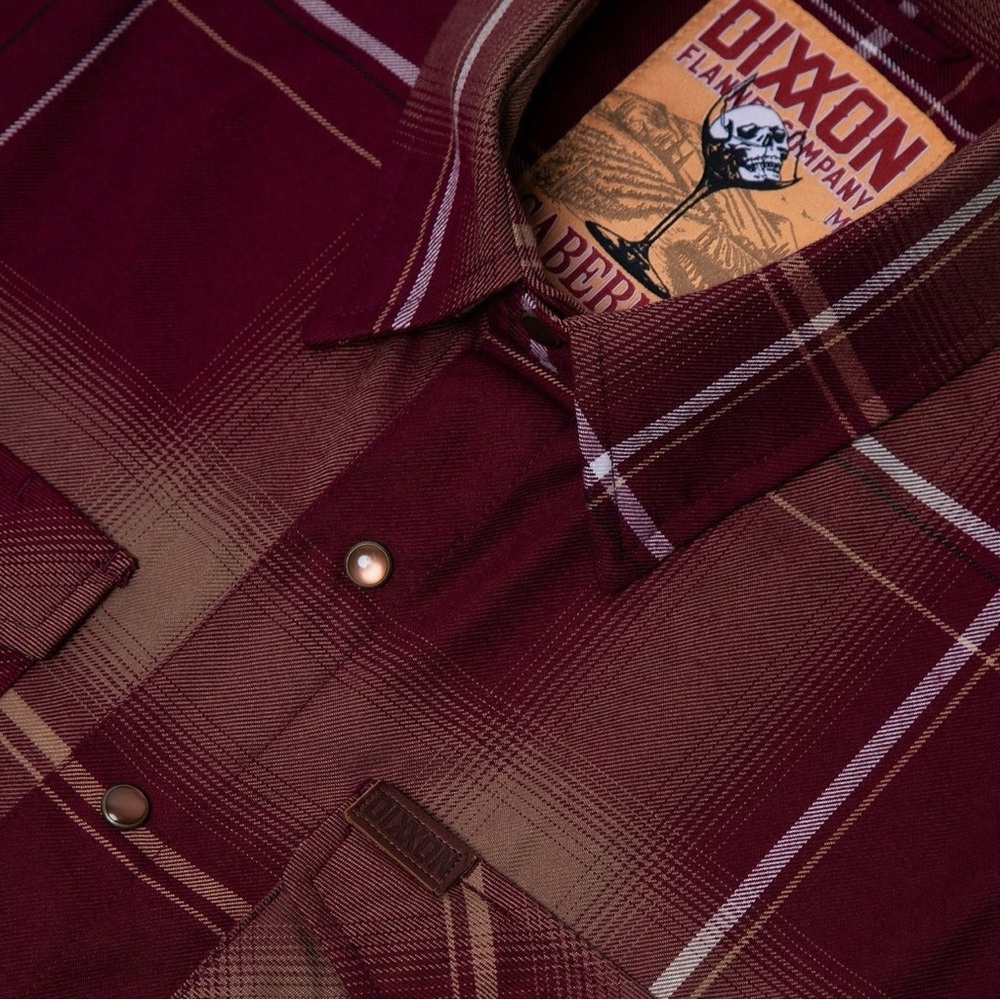 NWT Dixxon Women’s Limited Edition The Cabernet Flannel XL